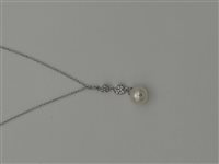 Collana Gioielleria Dossena  Donna in Oro bianco Perla COOR-281-253
